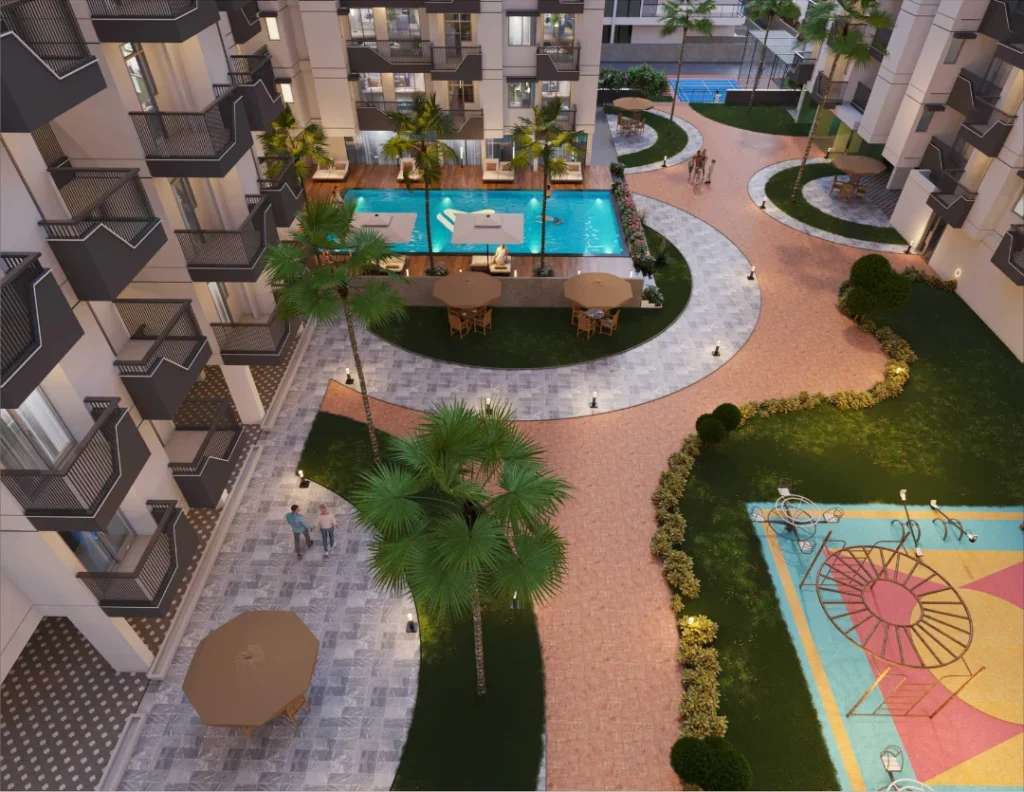 flats in Besa Nagpur with modern amenities